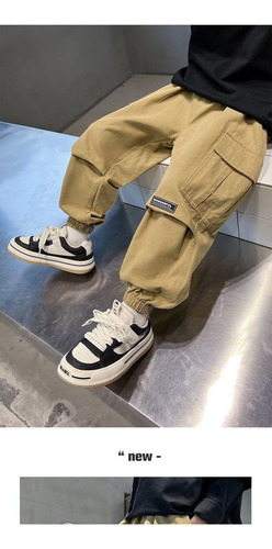 Pantalones De Trabajo Informales Para Niños, Estilo Primaver