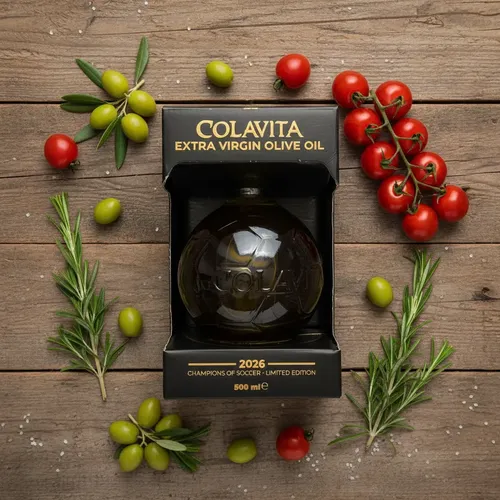 Azeite Extravirgem Colavita Bola Futebol 500ml Edição 2026