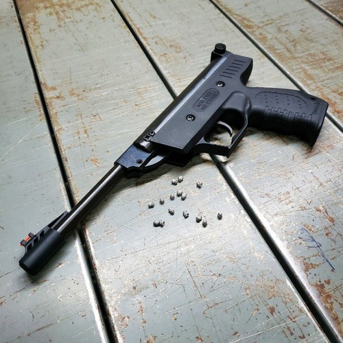 Imagen 4 de 10 de Pistola Aire Comprimido Krico Calibre 4.5 Mm + 200 Balines