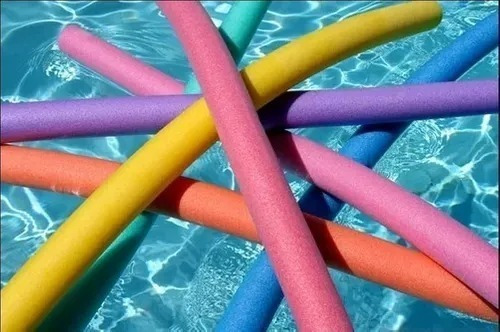 Boia Espaguete Piscina Natação Macarrão Cor Azul