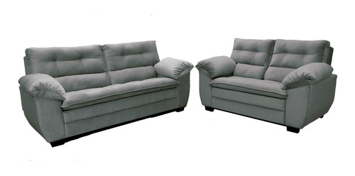Imagen 1 de 6 de Sillones Juego De Living Premium 3+2 Cuerpos Comedor Tela