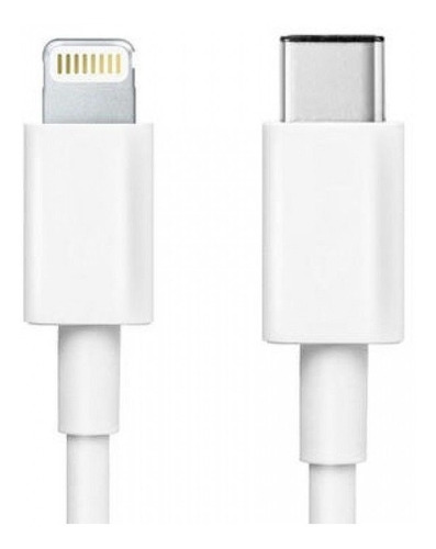 Cable cargador USB tipo C compatible con iPhone Pro X 1 12, color blanco