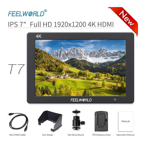 Monitor Camara Feelworld T7 7inch 1920x1200 4k Hdmi