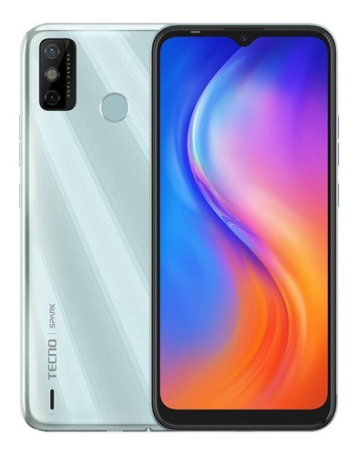 Celular Tecno Spark 6go Ke5k 4g 64gb 4gb Dual Sim+audífonos Color Blanco