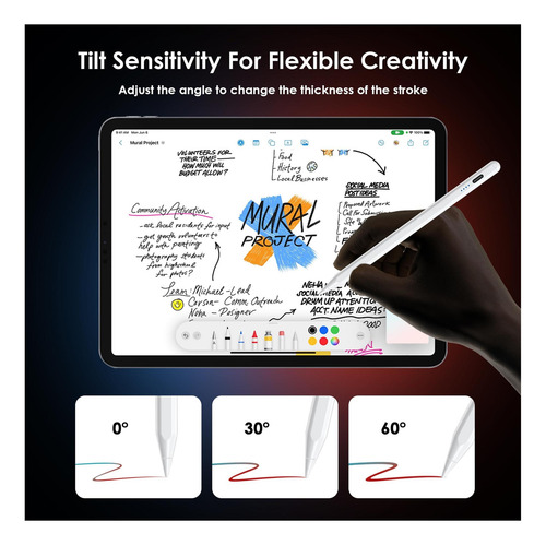 Aizepa Stylus Pen Para iPad 9 Y Décima Generación, Precisión