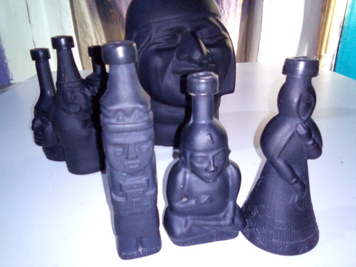 Botellas De Colección Pisco Peruano Ranuzzi. Las Mini Mentó. (Usado)