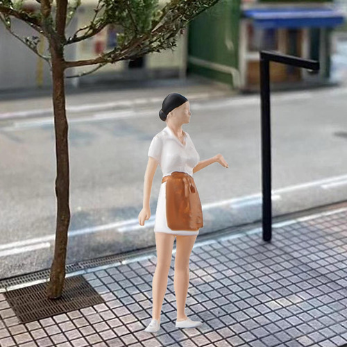 Figura De Azafata A Escala 1:64, Gente Pequeña, Escena De