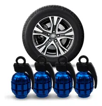 Comprar Pitón Tapa De Válvulas Granada Azul Llanta Auto Camioneta