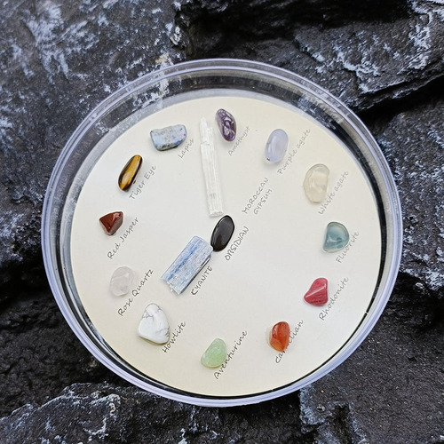 De Minerales De Roca Irregular De 15 Piezas De Ciencia De