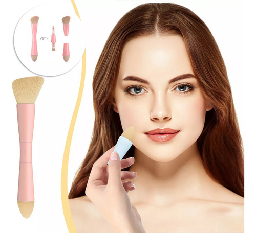 Li Brocha De Maquillaje La Herramienta De Belleza 4 En 1,