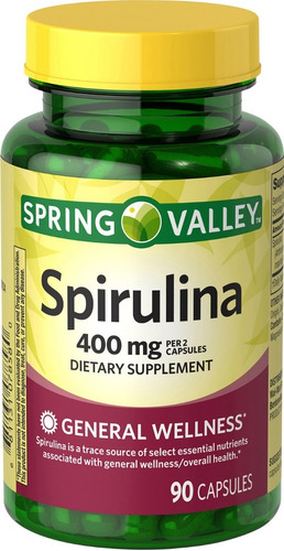 Espirulina Spirulina C/90 Caps Importado Lab Spring Valley