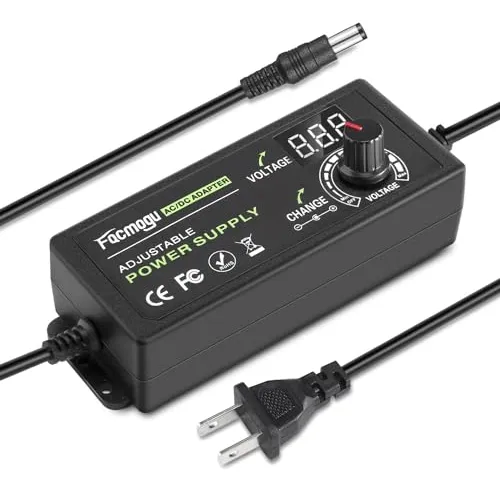 Pack Adaptador De Corriente Ajustable 9v-24v 72w Led