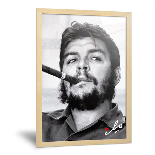 Cuadros Che Guevara Fumando Habano Habana Cuba 35x50cm