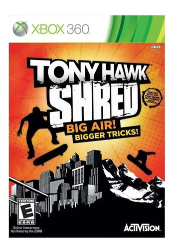 Tony Hawk Shred Big Air! Xbox 360 Solo Juego Seminuevo : Bsg