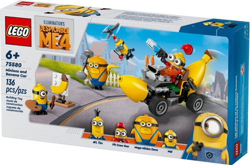 Lego Mi Villano Favorito 4 Minions Y Auto Banana