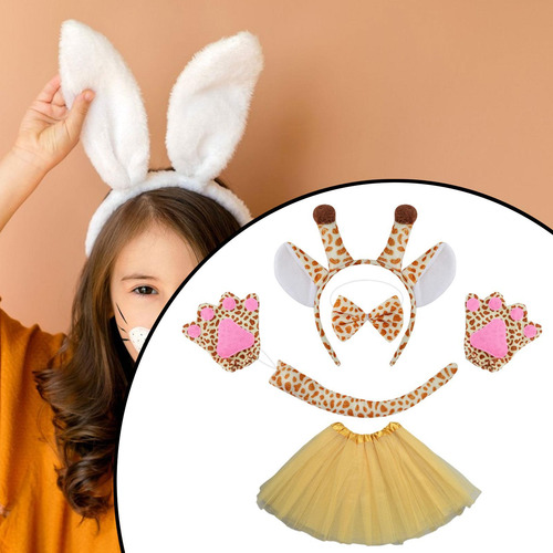 Conjunto De Disfraz De Jirafa, Lindos Accesorios De Disfraz
