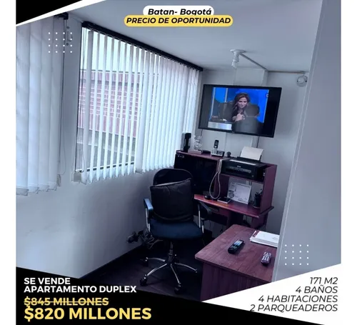 Venta Apartamento Duplex Batan Bogota Ubicación Privilegiada