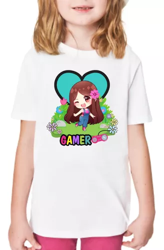 Camisa Camiseta Julia Minegirl Gamer r Coração