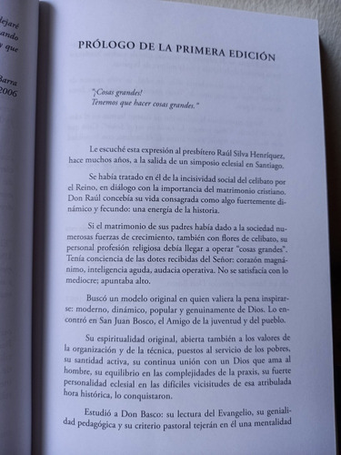 Libro Con La Vida Y Obra Del Cardenal Raúl Silva Henriquez (Usado)