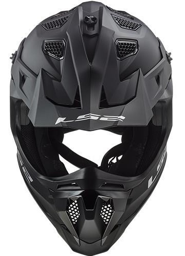 Imagen 4 de 5 de Casco Cross Ls2 Subverter Negro Mate Mx470 Rider One