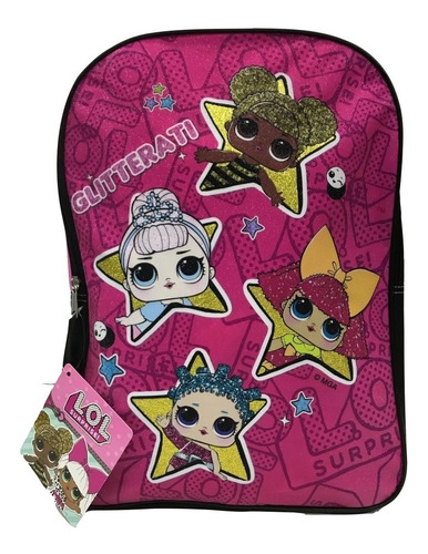 Mochila Back Pack Lol Sorpresa Cosmic Crystal Quenn Bee 