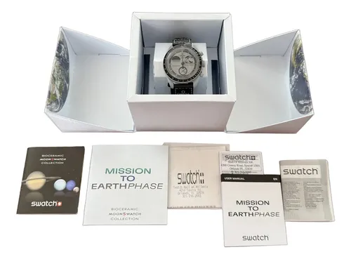 Swatch X Omega Moonswatch Mission To Earthphase Original