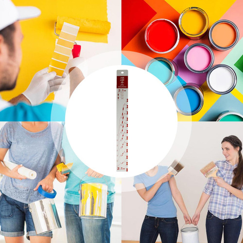 Regla De Mezcla De Escala De Medición De Pintura Regla De Pi