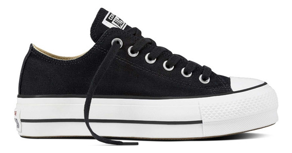 converse negra plataforma alta converse negra plataforma alta