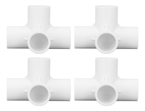 Juego De 10 Conectores De Codo De Pvc De 4 Vías Para Tubería
