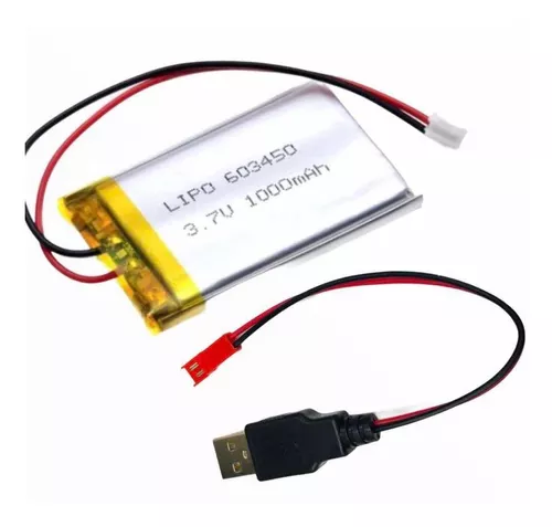 Batería 3.7v 3000mah Litio Lipo 6.8cm X 3.8cm Grosor 8.7mm