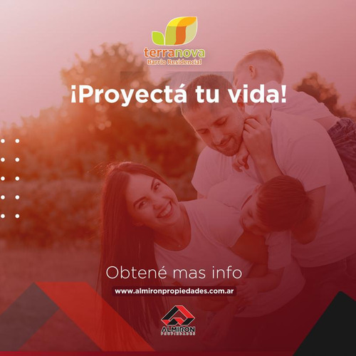 Terreno | Manzana P | Lote 30 | 250 M² | Capitán Bermúdez | Barrio Terranova