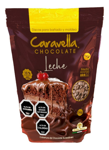 Cobertura De Chocolate De Leche Caravella 1 Kg