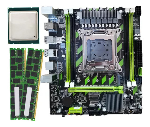 Placa Base Para Juegos Cua Ddr3 Durable Micro Atx X79g