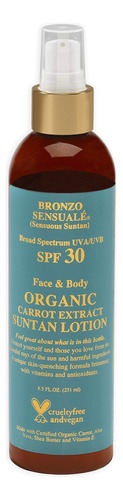 Bronzo Sensuale Spf 30 Protector Solar Dorado Bronceado Orga