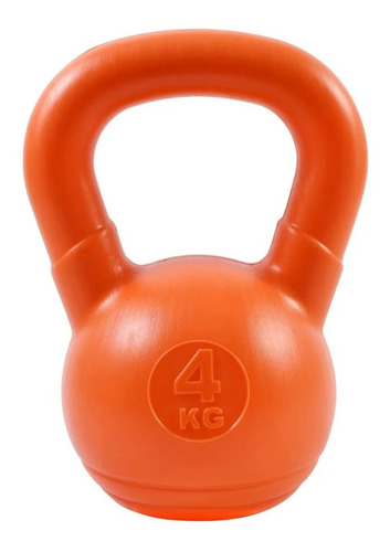 Pesa Rusa 4 Kg Pvc Kettlebell Sol Crossfit Fitness