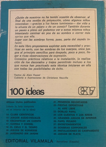 Libro Sombras Corporales + Primeros Recortados