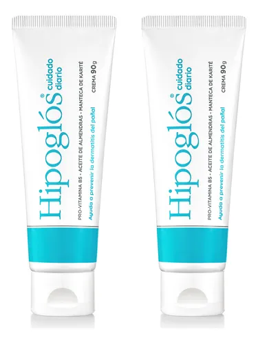Hipoglos Crema Cuidado Diario Vitamina B5 90gr X2