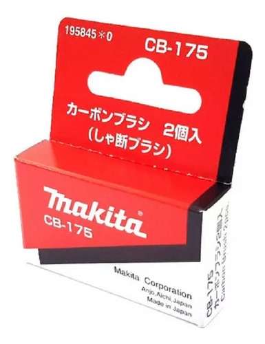 Juego D/ Carbones Cb-175 Makita 195845-0 P/ Hm1111c