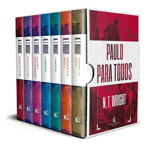 Box Paulo para Todos | N. T. Wright, de N.T. Wright. Editora Thomas Nelson, capa dura em português, 2022