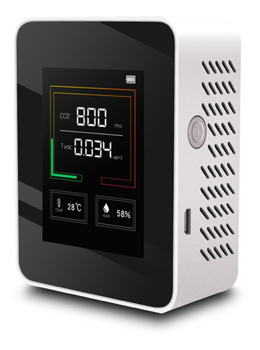 Aire Detector De C02 Portátil Multiusos Temperatura/humedad