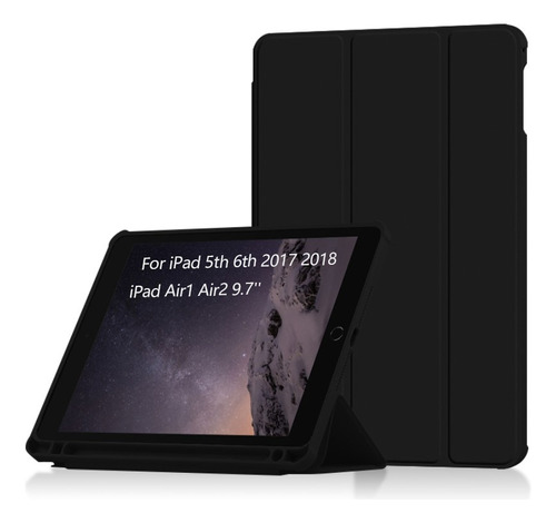Funda Inteligente Para iPad 5 Y 6 De 2017, 2018 Y iPad Air1