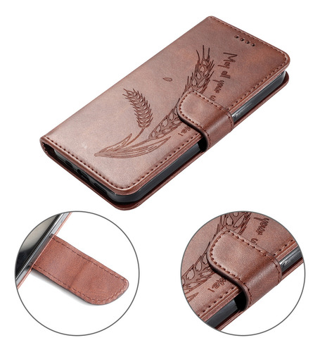 Funda De Piel Tipo Libro Para Oppo A12/ A5s/a12s Con Función Atril Magnética
