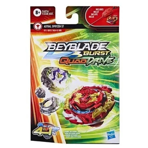 Beyblade Lançador Burst QuadStrike Bolt Spryzen Hasbro F6811