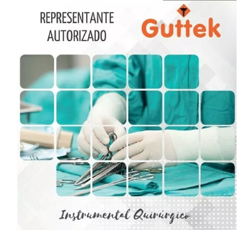 Imagen 2 de 2 de Pinza Disección 14cm Sin Dientes Instrumental Médico Guttek