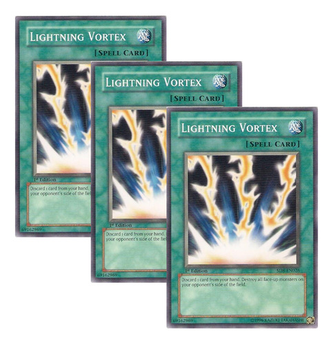 Yugioh! X3 Lightning Vortex (común) Tercia Lightning Vortex Inglés (Usado)