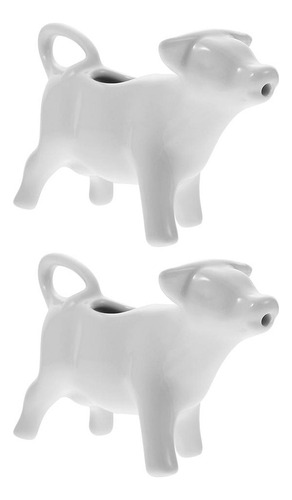 Jarra De Cerámica Para Leche Con Forma De Animales, 2 Unidad