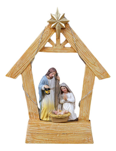Estatua De Natividad De Navidad, Decoración Navideña,