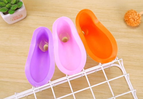 Embudo Urinal 3 Pzas* Femenino Portátil Reusable Pipi Parada Color Naranja