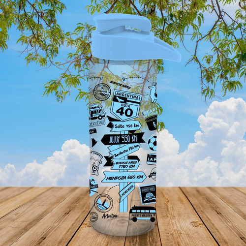 Botella Deportiva Agua Gimnasio Regalo Niños Mujer Hombre