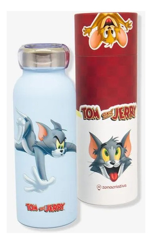 Garrafa Bubble Tom E Jerry 500 Ml Zona Criativa